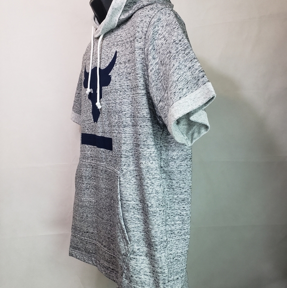 New Armour Mens x Project Rock Terry Short Sleeve - Picture 5 of 6